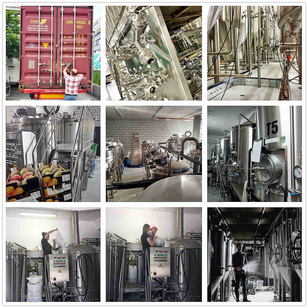 1000L Beer brewing equipment in Switzerland